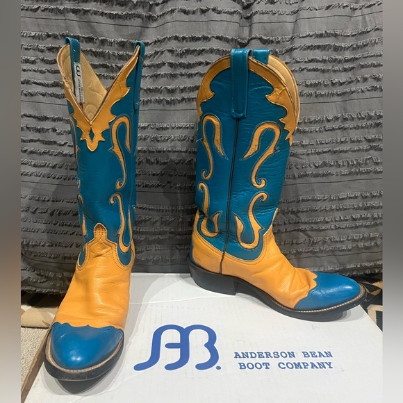 Vintage custom made Anderson Bean ladies cowboy boots 6.5B - Picture 1 of 10